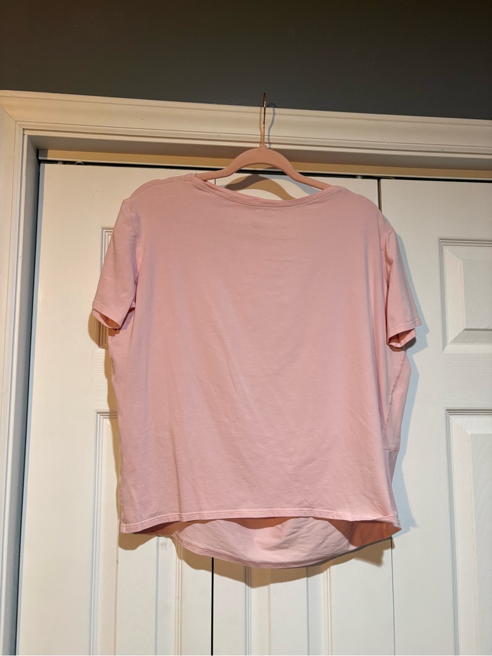 lululemon athletica Light Pink Short Sleeve Tee